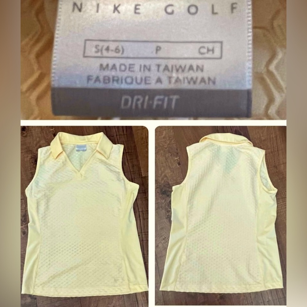 Women’s Nike Dri-Fit Sleeveless Golf Shirt Small